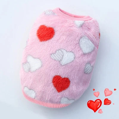 KaJiPet Soft Flannel Winter Vest For Small Dogs And Cats