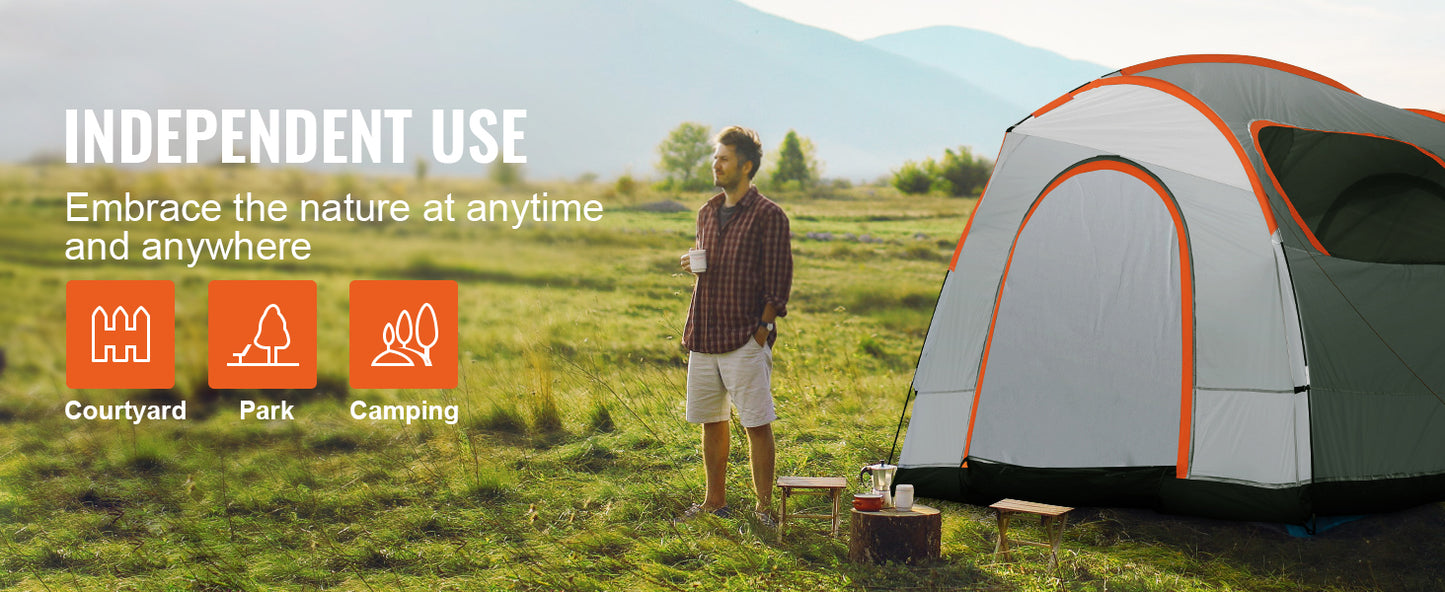 SucceBuy SUV Camping Tent With Double Layer Rainproof Design